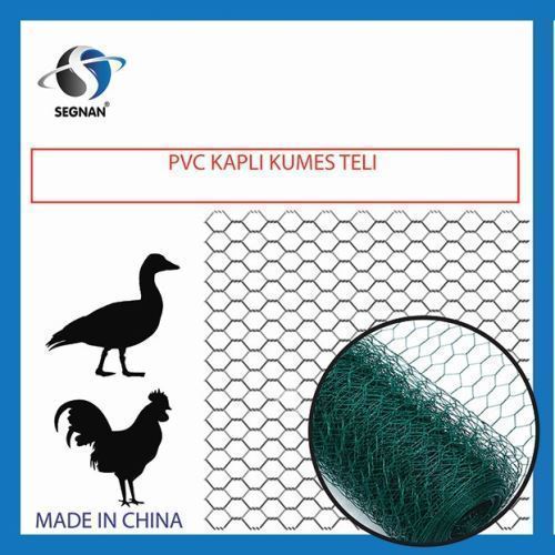 KÜMES TELİ 120 CM 1/2 PVC KAPLI  ( 24 M2 )